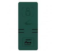 MotiveTech TPE Rubber Exercise Mat, 183x80cm Workout Mat, Body Alignment Pilates Mat, for Home Gym & Camping, Military Green, 183 * 80 * 0.6cm