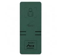 MotiveTech TPE Rubber Exercise Mat, 183x80cm Workout Mat, Body Alignment Pilates Mat, for Home Gym & Camping, Military Green, 183 * 80 * 0.8cm