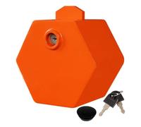 MotiveTech Trailer Coupler Lock Towing Lock Security Lock Steel Construction Weatherproof Dust Cover with Keys Suitable for Trailers RVs Parking Lots Storage Areas Road Trips
