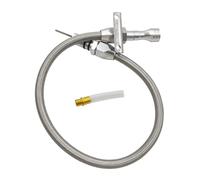 MotiveTech Transmission Oil Dipstick Total Length 71.5cm Replacement Easy to Install Transmission Fluid Tool for 700R4, Silver