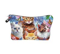 MotiveTech Travel Makeup Bag Cosmetic Bag Cute Tear Resistant Cosmetic Organizer Storage Pouch, Style D