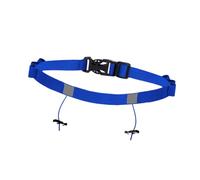 MotiveTech Triathlons Race Number Belt with Loops Quick Release Adjustable Running for Training Runner Gym Workout Exercise, Blue