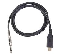 MotiveTech USB to 6.35mm Guitar Cable Adapter. Professional, Premium, Practical. Portable Performance Recording Cable, 2m