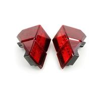 MotiveTech UTV Brake Tail Lights Geometric UTV Tail Lights Bright for Work Duty, Red
