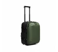 MotiveTech Vacuum Compression Travel Backpack Wheels Rolling Vacuum Backpack Built in Electric Pump for Airplane, Green, Army Green, 15 Inch