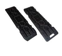 MotiveTech Vehicle Recovery Board Traction Board Sand Ladder Tire Frame With Grooved Channels And Handle Slot For Easy Placement Suitable For, Black