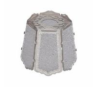 MotiveTech Vintage Lantern Shade Glass Cover Lamp Shade Replacement Decorative Globe with Retro for Cozy Atmosphere and Light Softening Suitable for Campsite, Natural