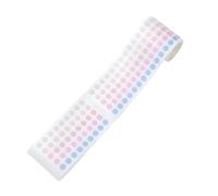 MotiveTech Violin Fingerboard Tape Dot Stickers Markers Guide Teaching Aid Positioning Dots Paper Material Application Suitable for lesson plans home practice ensemble prep, Mango Cream