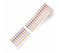 MotiveTech Violin Fingerboard Tape Dot Stickers Markers Guide Teaching Aid Positioning Dots Paper Material Application Suitable for lesson plans home practice ensemble prep, Caramel Pudding
