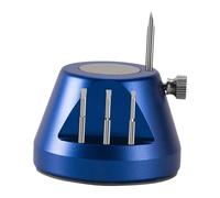 MotiveTech Watchband Bracelet Screw Removal Block Watch Repair Tool Metal with 4Pcs Different Tips Screwdriver Nozzle Holder for Shop, Blue