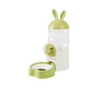 MotiveTech Water Drinker Container for Small Pets Including Ferrets And Bunnies, green