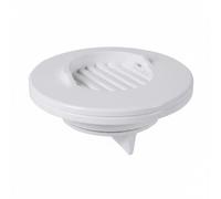 MotiveTech Water Reservoir Overflow Drain Marine Drain Plug Fit for Deck, Transom, White, Standard Drain Port