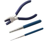 MotiveTech Wire Wrapping Tool Set Sturdy Jewelry Pliers with Wire Mandrels Easy to Use Winding Rod for Crafters