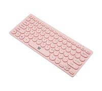 MotiveTech Wired Keyboard Silent Keystroke Mini High Reliability Practical USB Plug and Play 78 Keys for Laptop Personal Computer Home, Pink