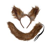 MotiveTech Wolf Ears And Tail Costume Set Party Supplies for Show Performance Cosplay