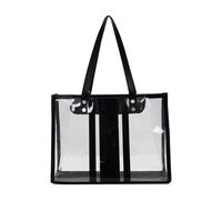 MotiveTech Women Clear Beach Bag Lightweight Large Capacity for Holiday Vacation Travel