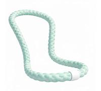 MotiveTech Women Fitness Hoop Weighted Hoop Exercise Core Soft Waist Hoop Smooth Feel Layer Polyester Alloy Build Suitable for home, Ice Essence Green, Entry Model - Approx. 3 Lbs