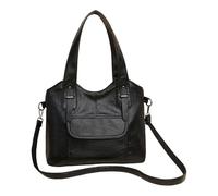 MotiveTech Women's Shoulder Bag, Fashion Crossbody Bag for Travel, Shopping, Keys, Black