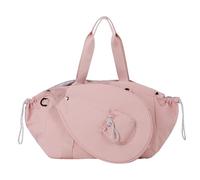 MotiveTech Women's Tennis Bag Sports Shoulder Bag And Gym Bag for Badminton Rackets Made of Waterproof Nylon with Large Capacity, Pink