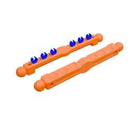 MotiveTech Wooden Vertical 6-Cue Pool Cue Wall Rack Organizer Display Case for Pool Room And Community Center.