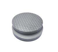 MotiveTech Workout Cushions with Textured Surface Exercise Cushion Compact Floor Hold Pads for Yogis, Floor Exercises, Silver, 17cm 1.5cm