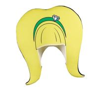 MotiveTech Yellow Hairpiece Headpiece Interactive Eye Catching Cartoon Headwear Hair Hat, 32cmx34cm