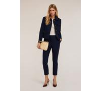 Motivi Cotton Jacket With Oversized Buttons Blue size 38 | Blazers Outlet | Women | White 38