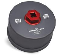 Motivx Tools MX2326-US 86.6mm 16 Flute Precision CNC Machined Aluminum Oil Filter Wrench Compatible with Most BMW and Volvo Engines with 86mm Cartridge Style Oil Filter Caps