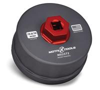 Motivx Tools MX2372-US 72.8mm/74mm 14 Flute Precision CNC Machined Oil Filter Wrench - Compatible With Toyota, Motorcraft, STP & Bosch Filters