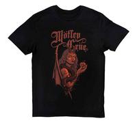 Motley Crue Argentina T-Shirt in Black | Size: Medium Motley Crue Black M