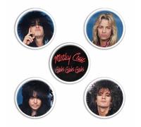 Motley Crue Badge/button Girls, Girls, Girls Set of 5 Multicolours