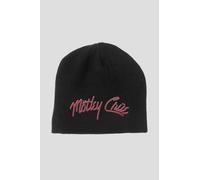 Motley Crue Band Logo Beanie Hat in Black Motley Crue Black One Size
