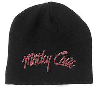 Motley Crue Beanie Hat Band Logo Shout at The Devil Official Black One Size
