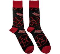 Motley Crue Logos And Pentagrams Ankle Socks