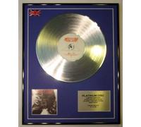 MOTLEY CRUE/LTD EDITION CD PLATINUM DISC/TOO FAST FOR LOVE