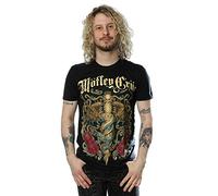 Motley Crue Men's Exquisite Dagger Short Sleeve T-Shirt, Black, Small