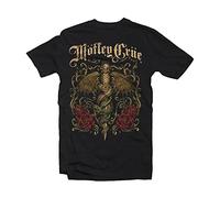Motley Crue Men's Exquisite Dagger Short Sleeve T-Shirt, Black, XX-Large