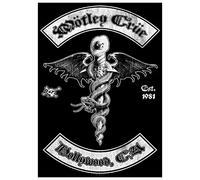 Motley Crue Poster Hollywood CA logo Official Black Textile Flag 70cm x 106cm One Size