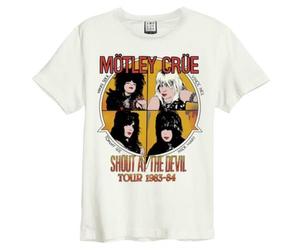 MOTLEY CRUE SHOUT AT THE DEVIL AMPLIFIED VINTAGE WHITE X LARGE - T-shirt
