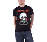 Motley Crue Skull Cuffs T-Shirt in Black | Size: XL Motley Crue Black XL