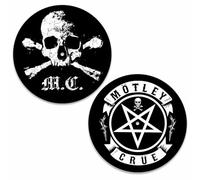 Motley Crue - Skull/Pentagram Turntable Slipmat Set