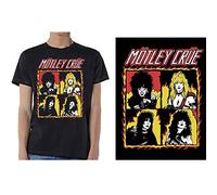 Motley Crue - T-Shirt # S Unisex Black # Shout at the Devil Flames