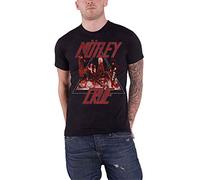 Motley Crue T Shirt Too Fast for Love Live Band Logo Official Mens Black XL