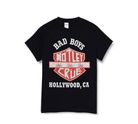 Motley Crue - T-Shirt # Xxl Unisex Black # Bad Boys Shield