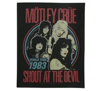 Motley Crue Official Shout at the Devil Back Patch Badge World Tour Heavy Metal