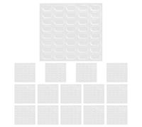 Motmucot 600PCS Clear Sticky Tack Putty, Round Sticky Glue Dots Removable Clear Transparent Adhesive Tack Museum Putty, for Wall Hanging Photo Pictures Posters No Trace(13mm)