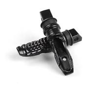 Moto Accessories Motorcycle Rear Passenger Foot Pedal 8MM Universal 2pcs Aluminum Footrest Scooter Foot Peg Motorbike Pedal Modification Accessories(Black)