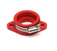 Moto Bike Carb Kit Motorcycle Carburetor Adapter Color Interface Adhesive Universal PE For PWK21-34mm Air Intake Carb Manifold Boot(Red 32 34mm)