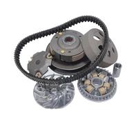 Moto Clutch Assembly Kit Driven By Pulley Belt For Spacyα 110 NS 110i K48 Compatible With Moped Scooter Replacement Disc Pressure Plate