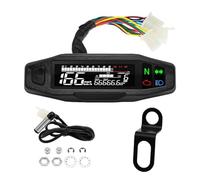 Moto Dashboard Digital Motorcycle Speedometer For Russian KR200 Speed Gauge Tacho Meter Motorcycle Accessories 8-16V Speedometers Odometer